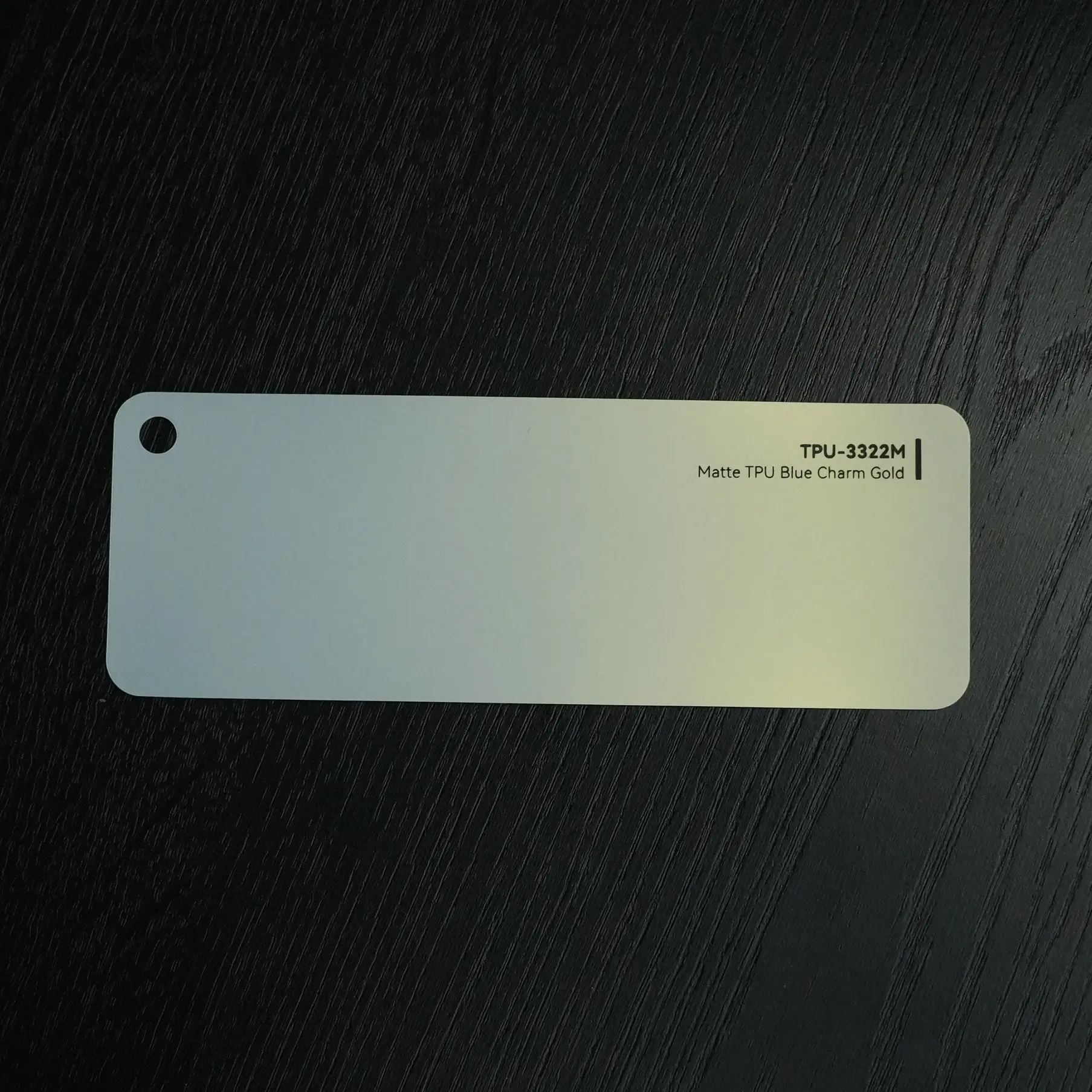 Blue Charm Gold PPF wrap texture